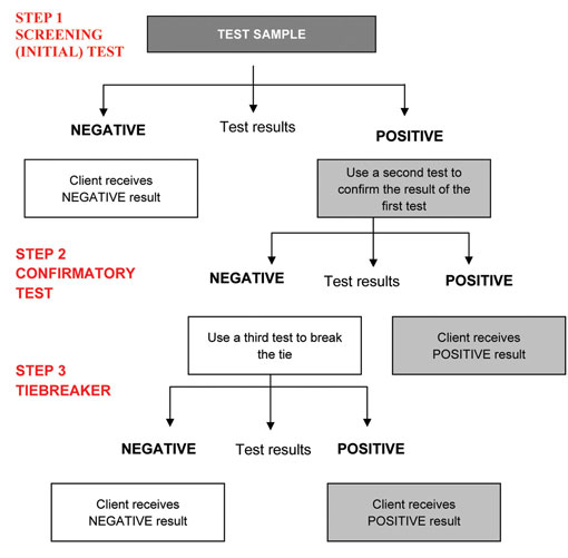 HIV testing algorithm currently in use