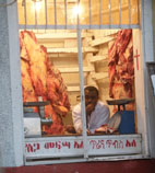 Meat in butcher's shop