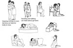Changing position in the first stage helps the mother to cope better with her labour.